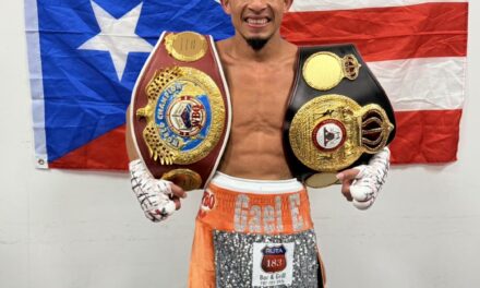 René “El Chulo” Santiago, orgullo de Humacao, defenderá sus títulos unificados el 3 de abril en Japón