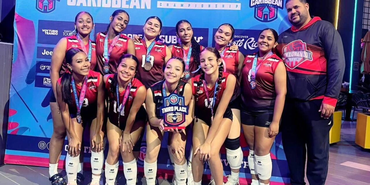 JVC destaca con medalla y campeonato en el Caribbean Volleyball Championship