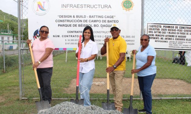 NAGUABO: Colocan primera piedra del Batting Cage de Daguao